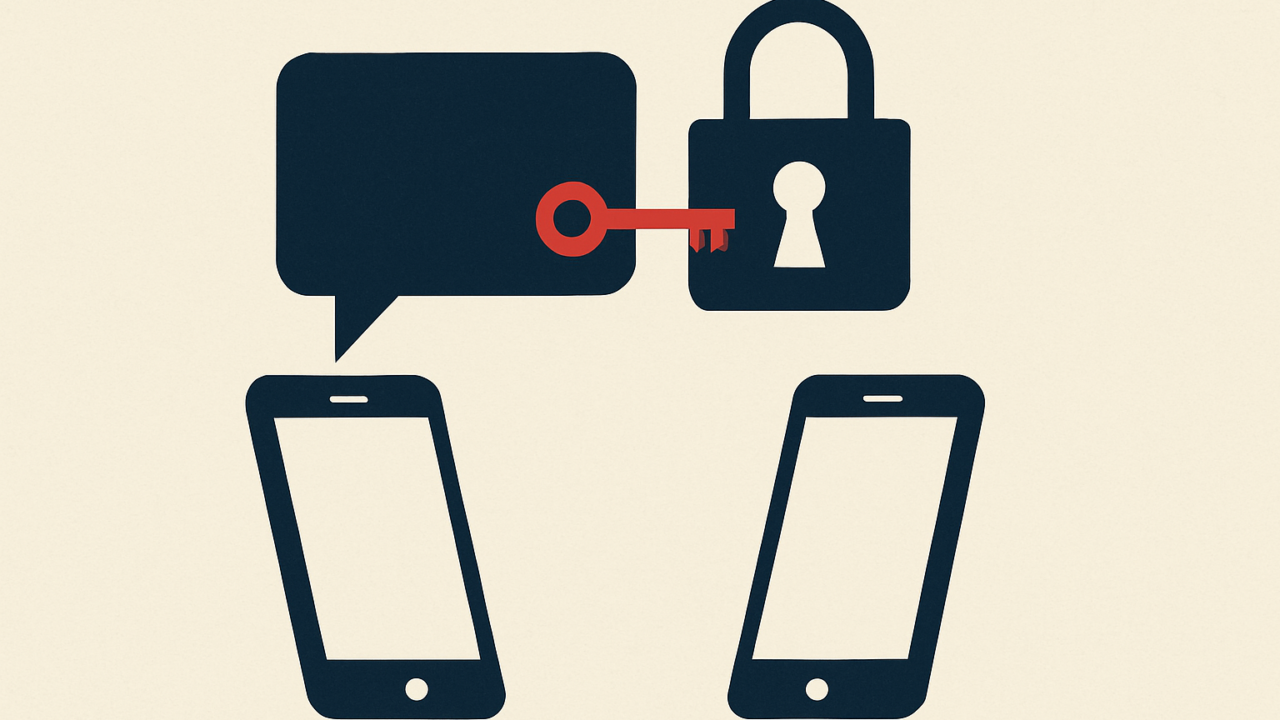 Editorial illustration for: End-to-End Encryption: What It Protects, and What It Doesn't