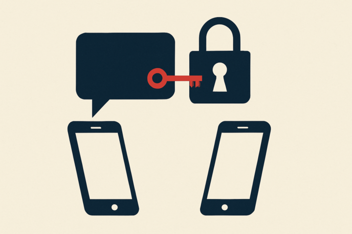 Editorial illustration for: End-to-End Encryption: What It Protects, and What It Doesn't