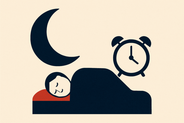 Editorial illustration for: How much sleep you really need, by the science