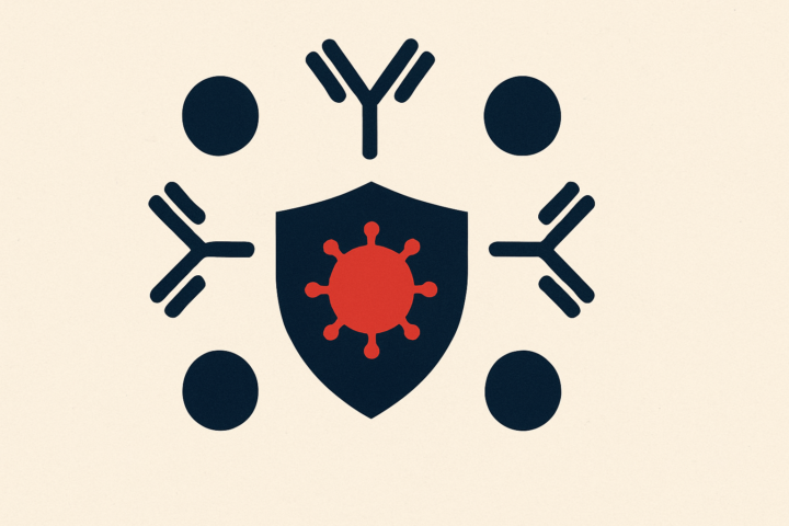 Editorial illustration for: How vaccines train the immune system to remember a threat