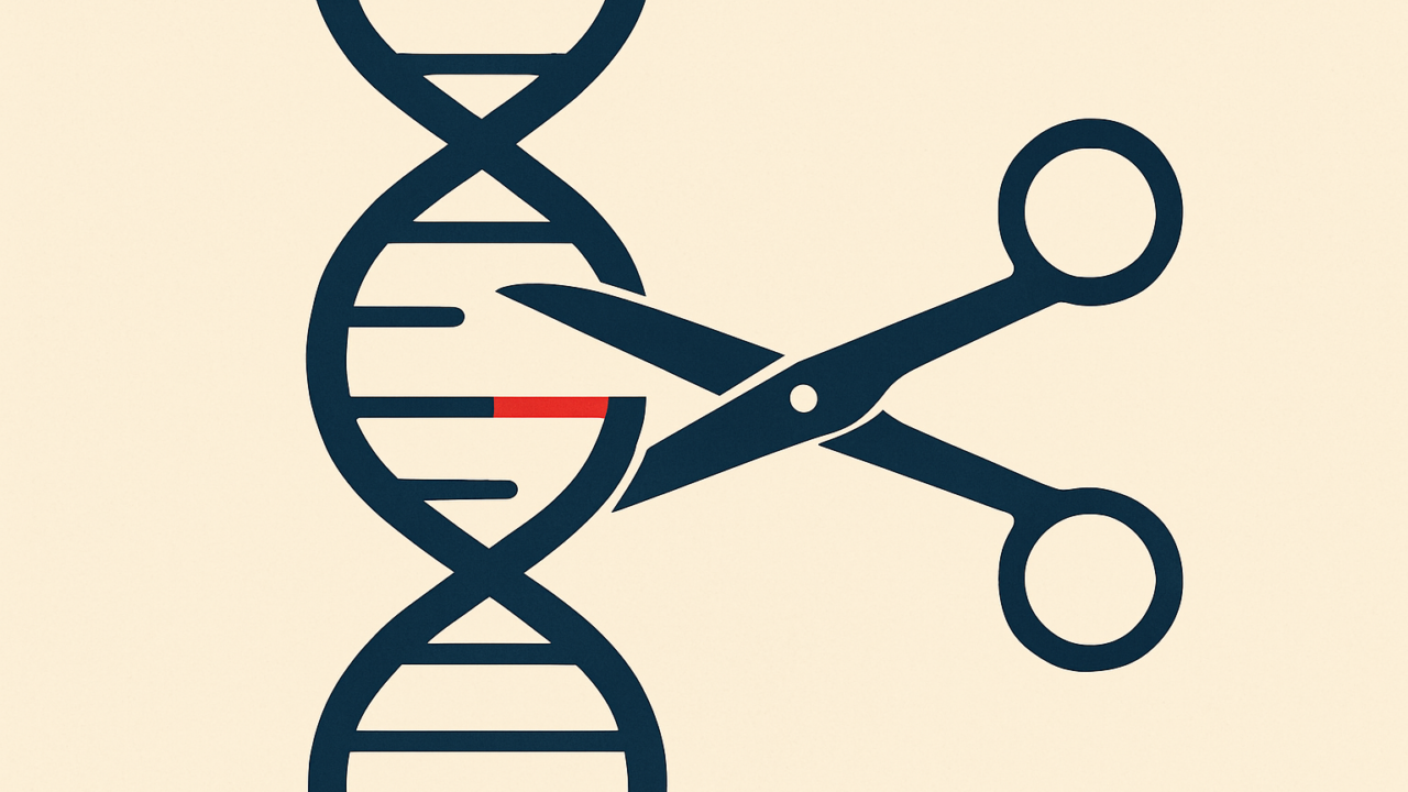 Editorial illustration for: What CRISPR gene editing can — and can't — do